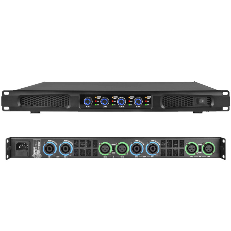 CA650 4 Channel 5200W Power Amplifier Stage Karaoke Audio Speaker Digital AMP CA Series CA650 4 Channel 5200W Power Amplifier Stage Karaoke Audio Speaker Digital AMP CA Series