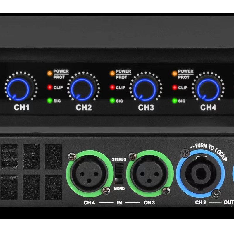 CA650 4 Channel 5200W Power Amplifier Stage Karaoke Audio Speaker Digital AMP CA Series CA650 4 Channel 5200W Power Amplifier Stage Karaoke Audio Speaker Digital AMP CA Series