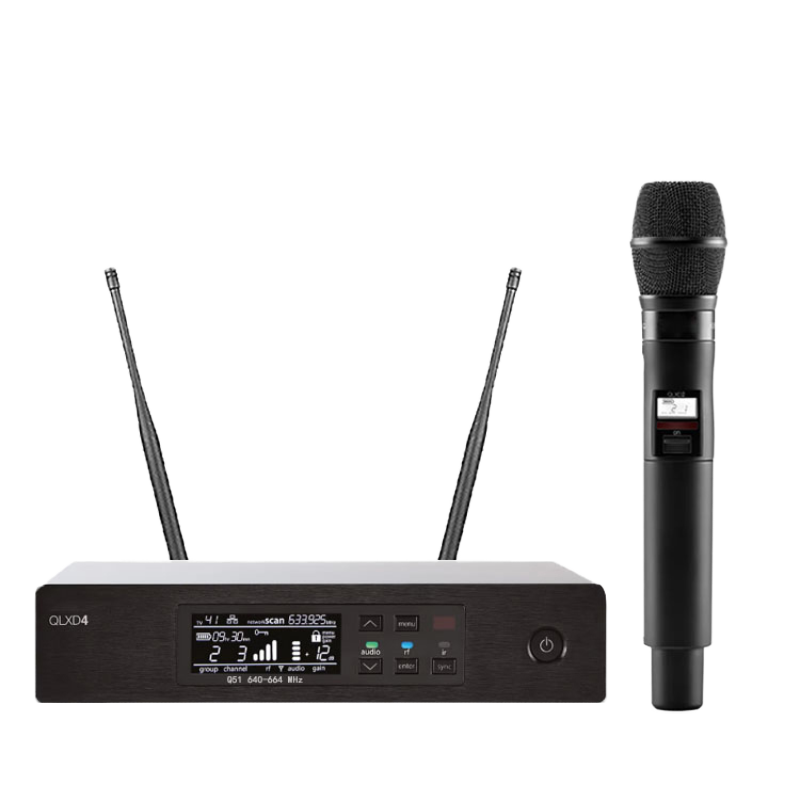 QLXD4 KSM9/Beta58a UHF True Diversity Light-Weight Metal Handheld Mic Wireless Karaoke Microphone System Kit for Church QLXD4 KSM9/Beta58a UHF True Diversity Light-Weight Metal Handheld Mic Wireless Karaoke Microphone System Kit for Church