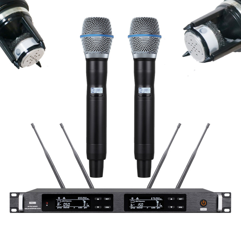 Pro ULXD4D Beta87 Sure Axiet Digital Wireless Microphone System B87a Condenser Capsule Microfono Dual Handheld Stage Pro ULXD4D Beta87 Sure Axiet Digital Wireless Microphone System B87a Condenser Capsule Microfono Dual Handheld Stage