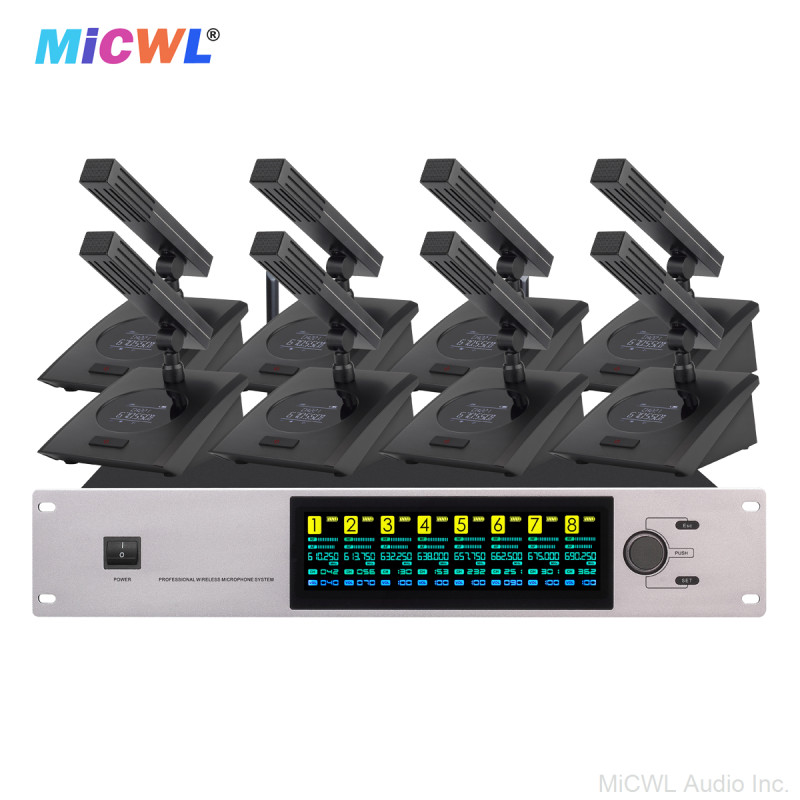 MiCWL D3700 8 Channel 8 Gooseneck Digital Wireless Microphone Conference System 8 Handheld Headset Karaoke Singing MiCWL D3700 8 Channel 8 Gooseneck Digital Wireless Microphone Conference System 8 Handheld Headset Karaoke Singing