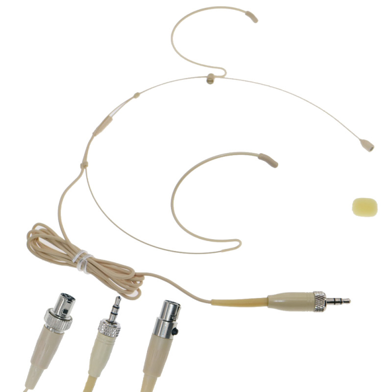 HM200 HeadMic Headset Microphone For Sennheiser AKG Shure MiPro Audio-Technica Samson Wirelss TA4F TA3F 3.5mm Beige HM200 HeadMic Headset Microphone For Sennheiser AKG Shure MiPro Audio-Technica Samson Wirelss TA4F TA3F 3.5mm Beige