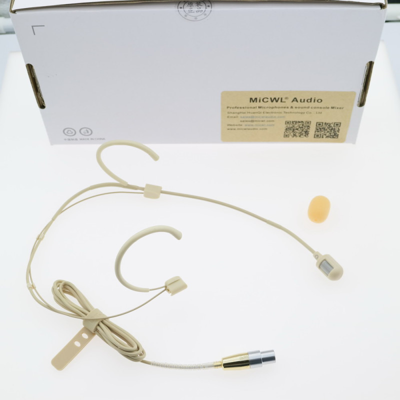 MiCWL S630 Cardioid Headset Ear-Hook Wireless Microphone For Shure Sennheiser AKG Stage Theater Broadcast Sing